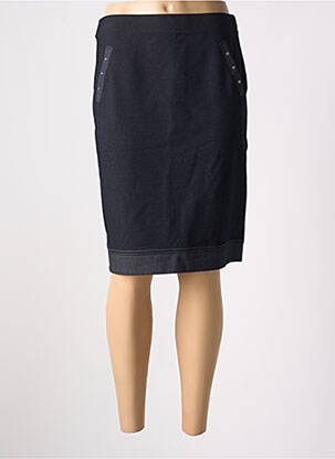 Fustă midi albastru CHRISTINE LAURE femeie