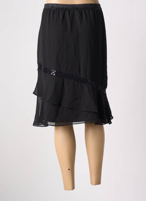 Fustă midi negru CHRISTINE LAURE femeie