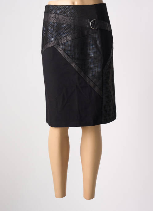 Fustă midi negru CHRISTINE LAURE femeie