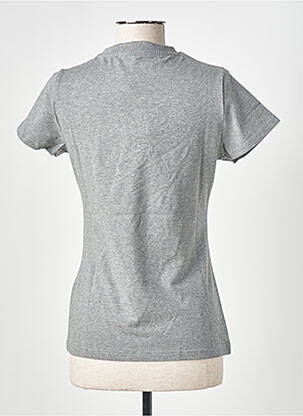 Tricou guler în v mâneci scurte gri GAZE femeie