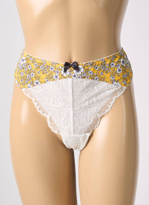 Tanga galben ESCORT femeie