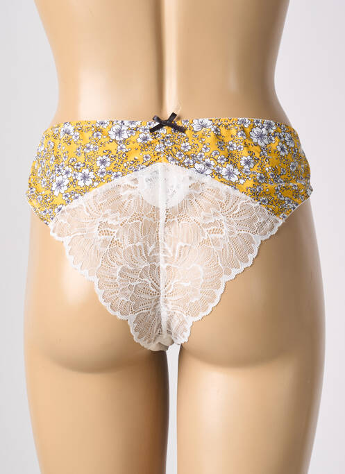 Tanga galben ESCORT femeie