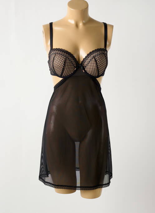 Nuisetă/combinetă negru ESCORT femeie