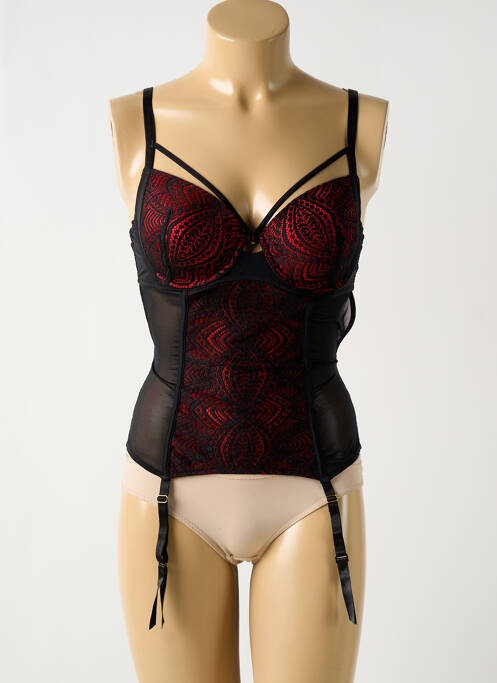 Corset/Jartieră negru ESCORT femeie