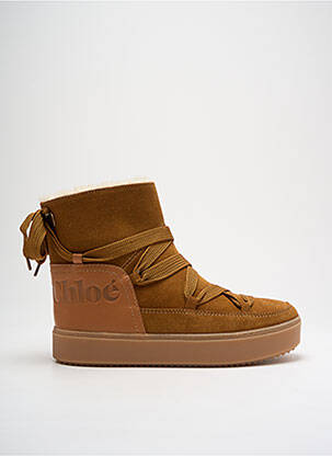Botine/ghete umplută toc de 4 la 6 cm maro SEE BY CHLOÉ femeie