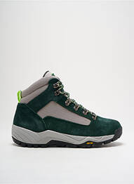 Adidași nubuc toc de 4 la 6 cm verde DIEMME femeie
