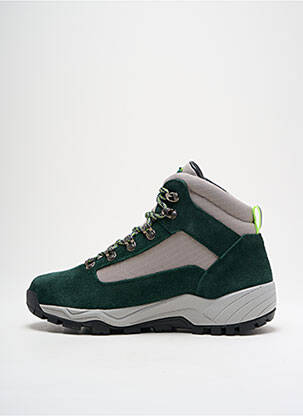 Adidași nubuc toc de 4 la 6 cm verde DIEMME femeie