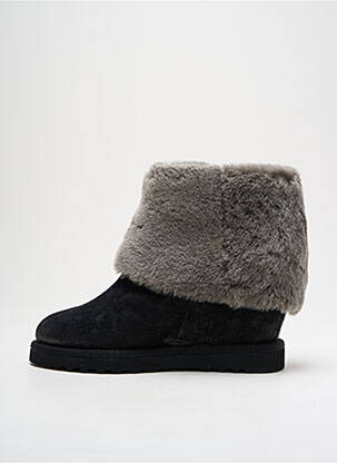 Botine/ghete umplută toc de 7 la 9 cm negru ASH femeie