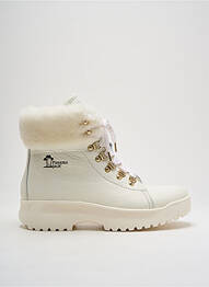 Botine/ghete material neted toc de 4 la 6 cm bej PANAMA JACK femeie
