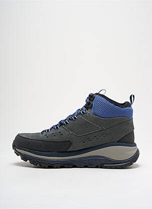 Adidași vârf rotund toc de 4 la 6 cm albastru HOKA ONE ONE femeie