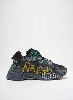 Adidași material neted vârf rotund gri NAKED WOLFE bărbat