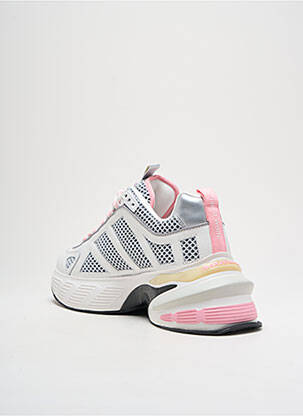 Adidași țesătură satinată toc de 4 la 6 cm roz NAKED WOLFE femeie