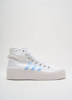 Adidași platformă toc de 4 la 6 cm alb ADIDAS femeie