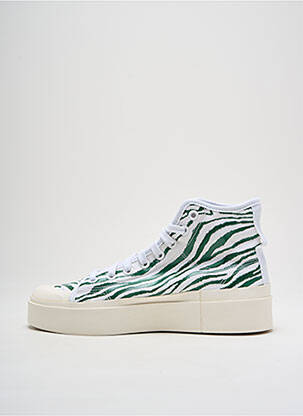 Adidași țesătură satinată toc de 4 la 6 cm verde ADIDAS femeie