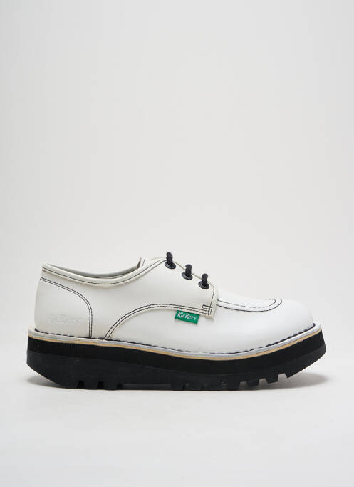 Derby-uri alb KICKERS femeie