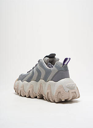 Adidași material neted toc platformă gri EYTYS bărbat