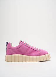 Adidași nubuc toc de 4 la 6 cm roz EYTYS femme