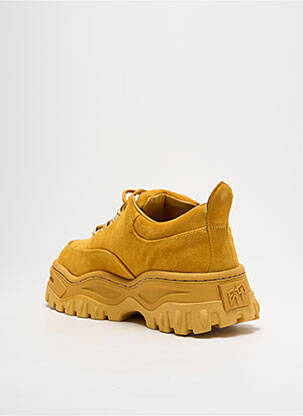 Adidași toc platformă toc de 4 la 6 cm galben EYTYS femeie