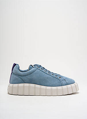 Adidași nubuc toc de 4 la 6 cm albastru EYTYS femeie