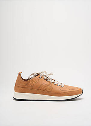 Adidași material neted vârf rotund maro HUB bărbat