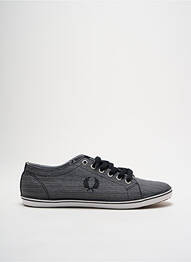 Adidași vârf rotund vârf rotund negru FRED PERRY bărbat