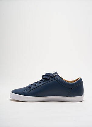 Adidași material neted toc platformă albastru FRED PERRY bărbat