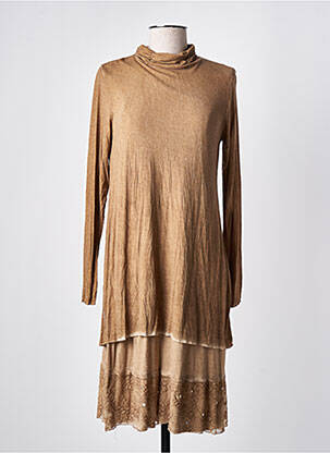 Rochie midi maro ELISA CAVALETTI femeie