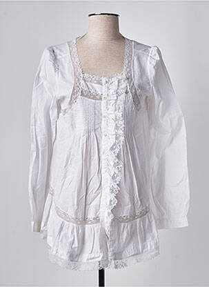 Tunică mâneci lungi alb STELLA FOREST femeie