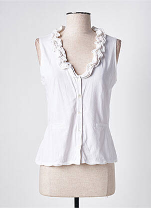 Vestă fără mâneci alb JOSEPHINE ET C.O femeie