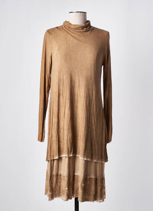 Rochie midi maro ELISA CAVALETTI femeie