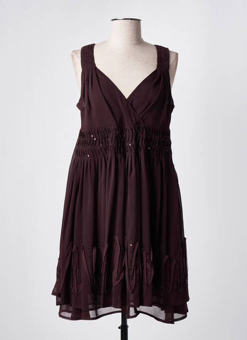 Rochie midi roșu MAIS IL EST OU LE SOLEIL femeie