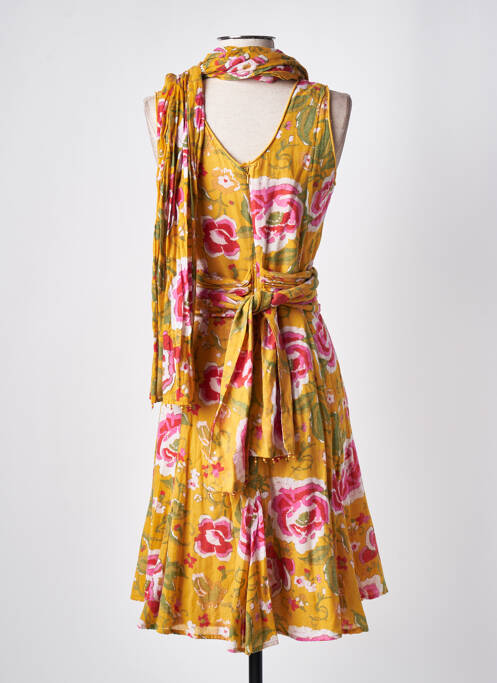 Rochie midi galben ELIANE ET LENA femeie