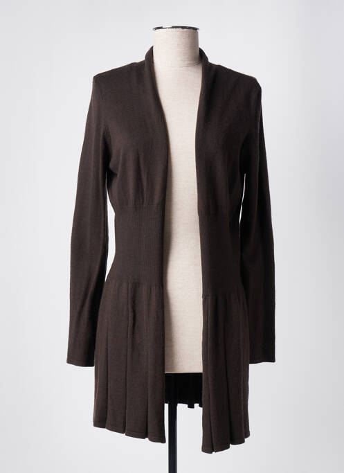 Vestă cu mâneci lungi maro MYRINE & ME femeie