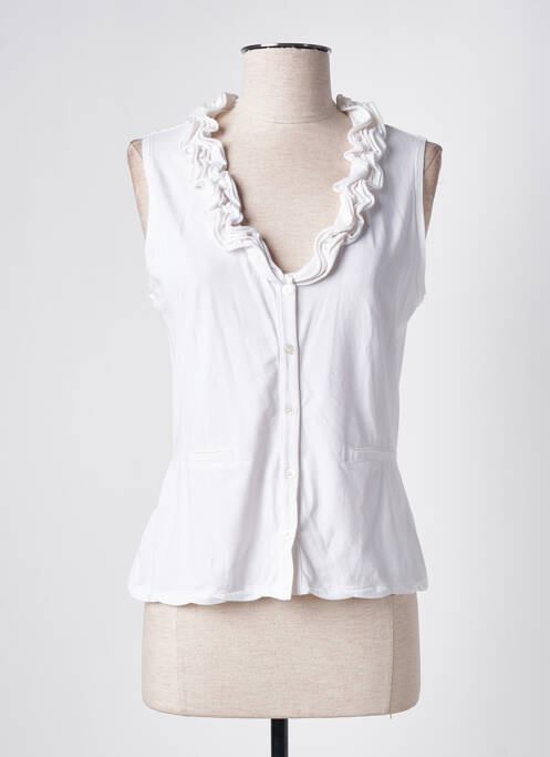 Vestă fără mâneci alb JOSEPHINE ET C.O femeie