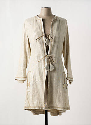 Palton lung bej INDIES femeie