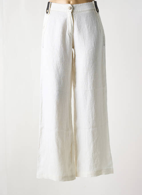 Pantalon evazat bej ELISA CAVALETTI femeie