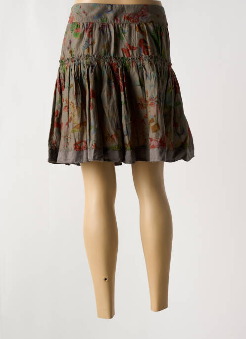 Fustă scurtă maro ONE STEP femeie