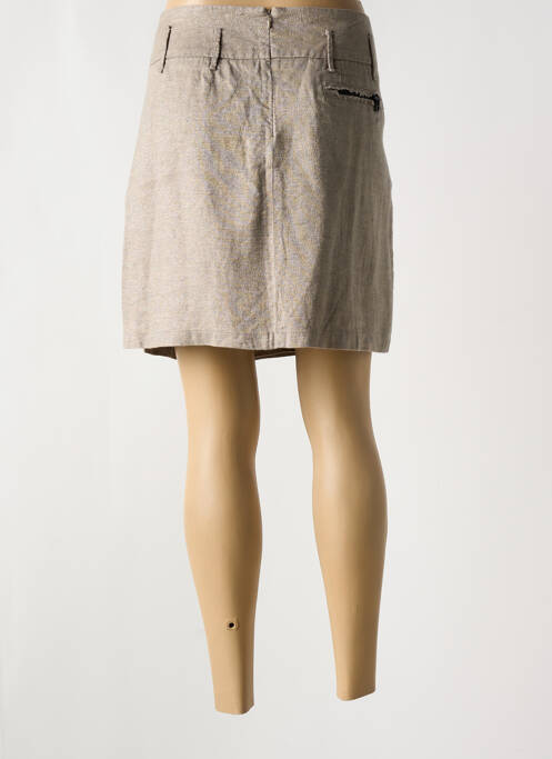 Fustă scurtă maro ONE STEP femeie