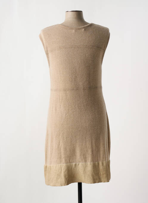 Rochie midi bej ELISA CAVALETTI femeie