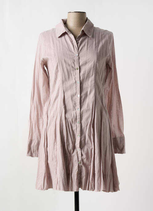 Rochie scurtă maro MAIS IL EST OU LE SOLEIL femeie