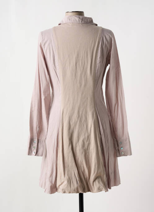 Rochie scurtă maro MAIS IL EST OU LE SOLEIL femeie