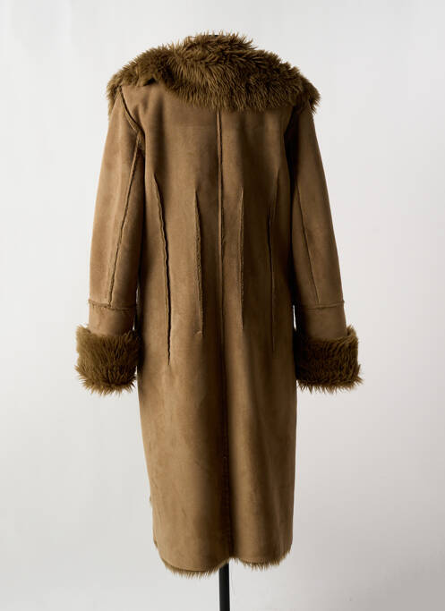 Palton lung maro IKKS femeie