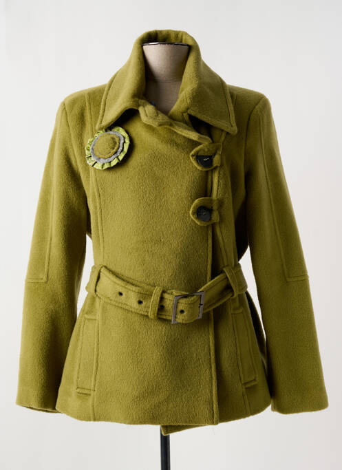 Palton scurt verde DP JEANS femeie