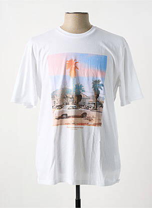 Tricou alb HARRIS WILSON bărbat