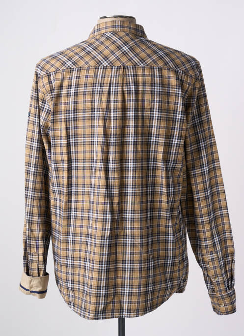 Cămașă cu mâneci lungi maro ELLE EST OU LA MER bărbat