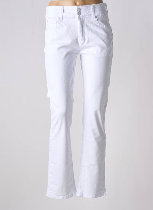 Blugi cu croială slim alb KALISSON femeie