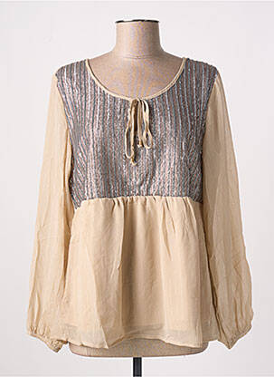 Bluză bej MEISÏE femeie