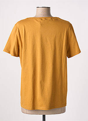 Tricou imprimeu fantezie mâneci scurte galben MADO ET LES AUTRES femeie