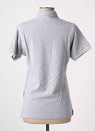 Polo elasticitate mâneci scurte gri deschis SLAZENGER femeie
