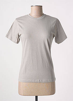 Tricou croială cambrată mâneci scurte gri SLAZENGER femeie